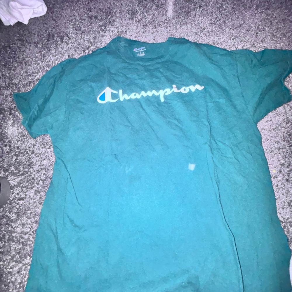 Champion Teal Short Sleeve Tee